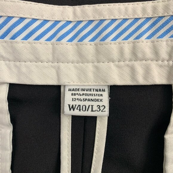 FootJoy Pants Men 40x28 Pro Tour Performance Golf Pants Black Stretch Casual - Picture 10 of 15